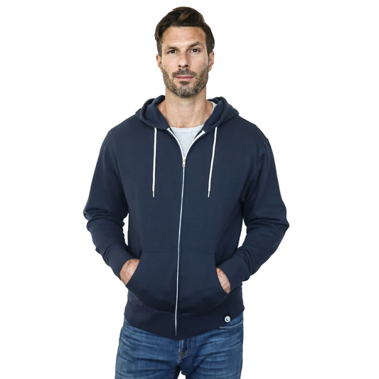 QUIKFLIP Hero Hoodie Lite Full Zip, Midnight Navy