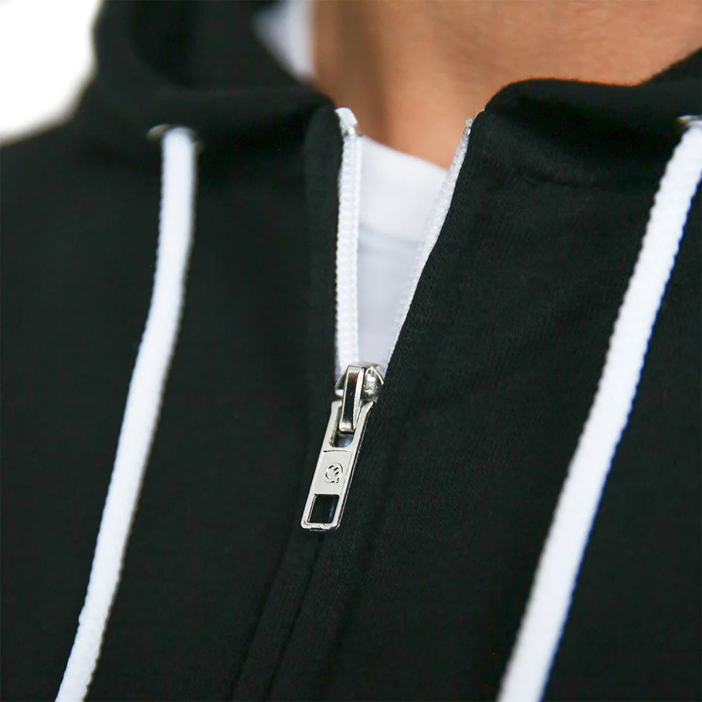 QUIKFLIP Hero Sweat à capuche Lite entièrement zippé, noir